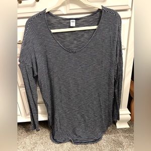 Tunic Length Striped Top